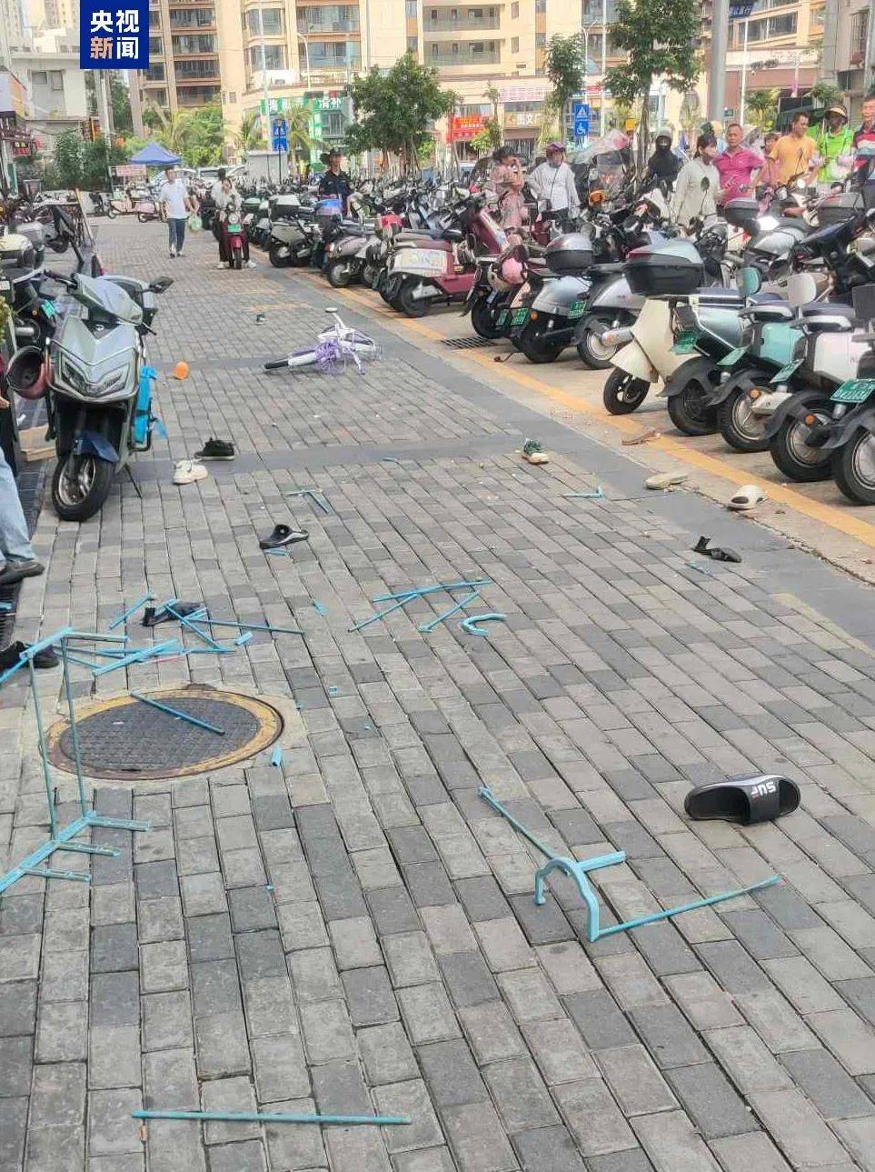 高空抛下自行车等，林某（男，24岁）被刑拘