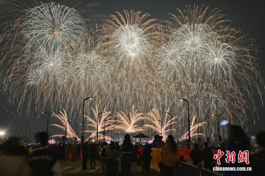湖南浏阳焰火大会 6国焰火团队夜空对决